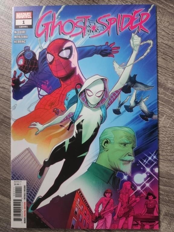 Ghost-Spider 1a(2019)1st S-G in MAIN CONTINUITY +P