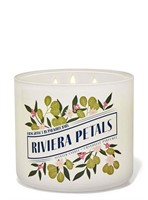 $26.95 Bath/Body Works Riviera Petals Candle AZ3