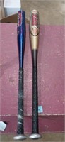 2- Louisville slugger Tpx metal bats, 1 model