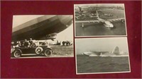 Vintage Spruce Goose & Graf Zeppelin Postcards
