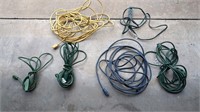 Extension Cords, Approximately 100' Total