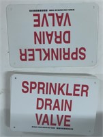 (ZZ) Fire Equipment Sign: Plastic, Mounting Holes