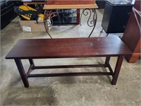 Wood bench hall table 36x12x15