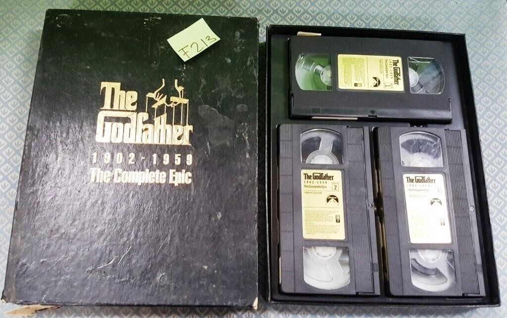 Z - THE GODFATHER VHS BOXED COLLECTION