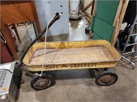 Davy Crockett kid's wagon 30x14x15