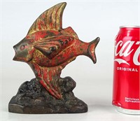 Kissing Fish Bookend