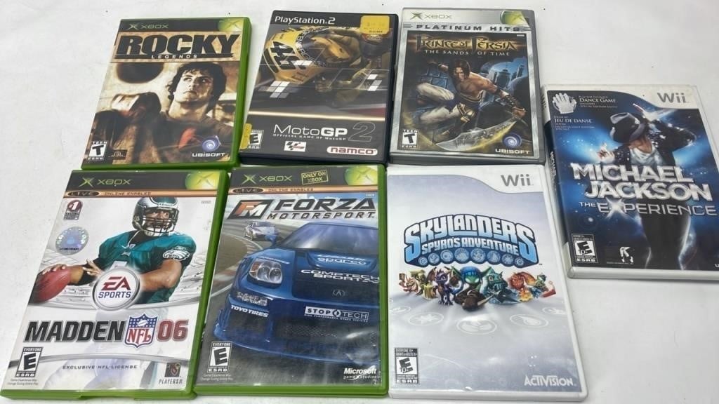 Xbox Xbox 360, Wii video game lot