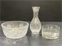 Wedgwood Crystal Vase & More