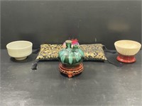 Clay Pottery, Oil Lamp & More