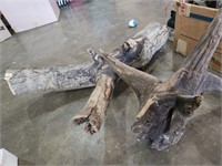 Tree logs roots wood
