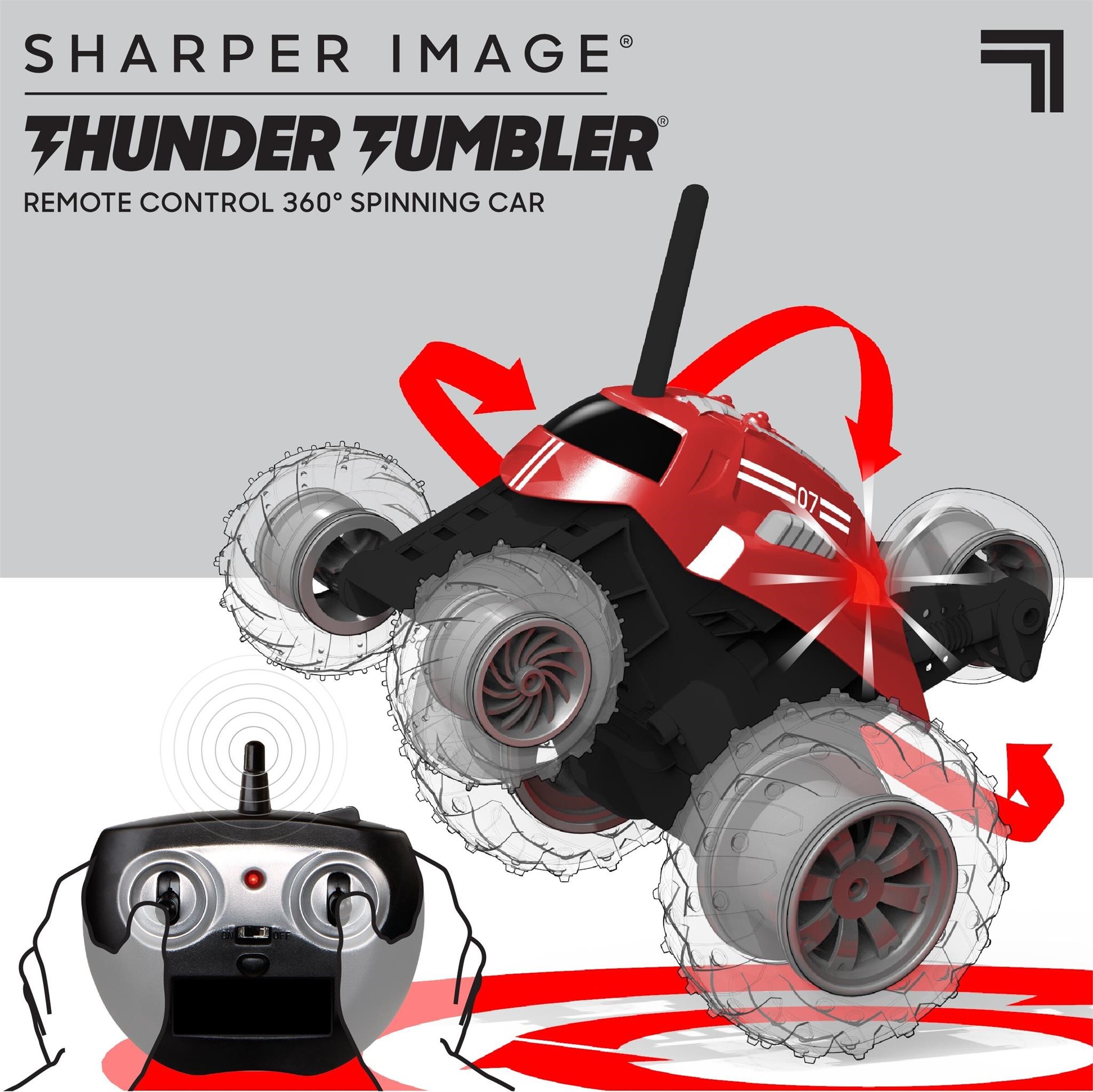 Sharper Image Red 9V Thunder Tumbler RC Car