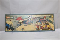 Nascar 4 hook wall hanging, 21.5 X 7.75"