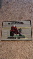 18 in x 27 in Tractor mat