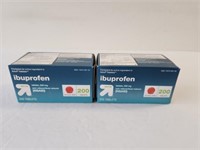 2 Up and Up Ibuprofen 200 per bottle