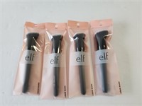 4 elf Makeup brushes