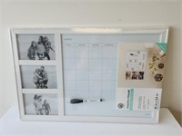 U Brands Photo Frame Dry Erase Calendar 15x23