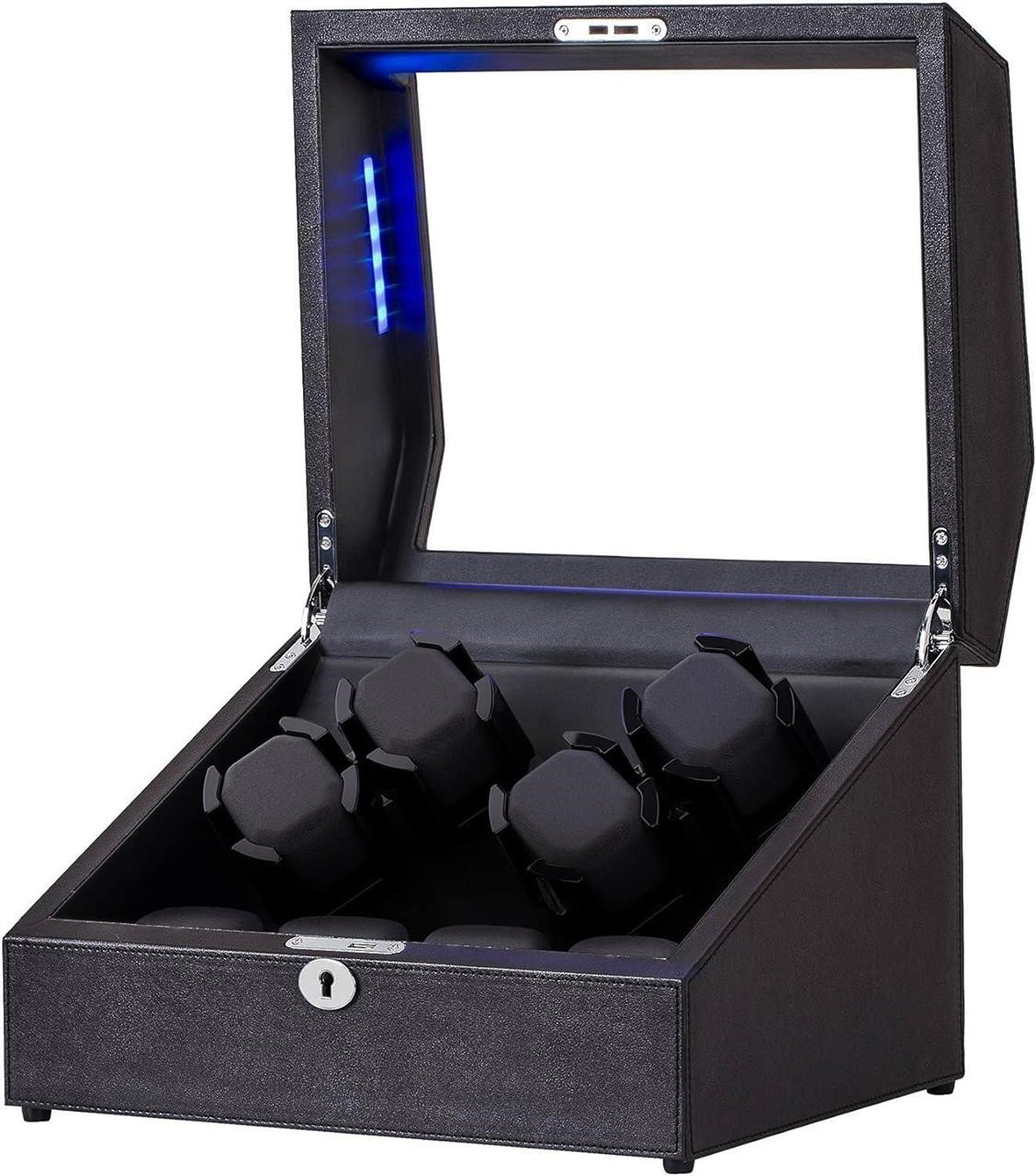 Rolex 4-Slot Winder & Storage Box