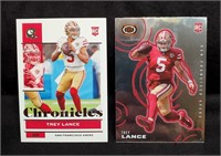 2021 Panini Trey Lance Rookie Card Lot