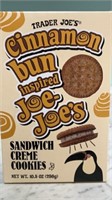 In date Trader Joe’s cookies, cinnamon bun joe