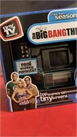 Tiny TV with working remote featuring Big Bang