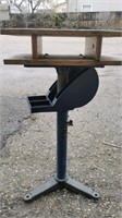 Cast Iron Base Shop grinder work stand