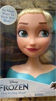 New Elsa styling head with comb, Disney Frozen
