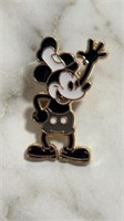New Steamboat Willie Mickey pin 1.5 inches tall