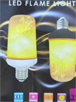 NEW 2 PACK! LED Flame light bulbs. Very cool !