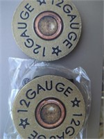NEW Auto cup coasters 12 gauge set of 2 coasters