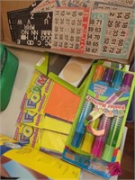 New bright markers & foam numbers and bingo pads