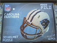 New NFL 3D Helmet puzzle. Foco brand, Carolina
