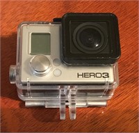 Hero 3 Go Pro Camera W/Case Tested & Charged