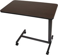 Roscoe Hospital Bed Table, Adjustable, Wheels
