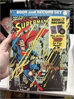 VTG BOOOK RECORD SET SUPERMAN ALIEN CREATURES