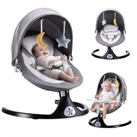 $109  ZRWD Baby Swing, 5-Speed, Bluetooth, 0-1Y