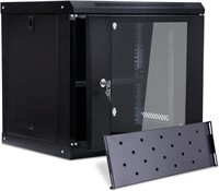 9U Server Rack Cabinet, 19 A/V Shelf