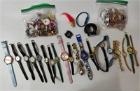 Group of Misc Older Jewelry & Watches