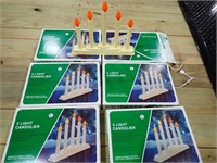 (6) Boxes of Noma 5 Light Candolier Lights