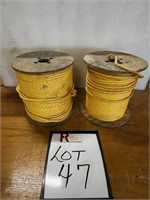 (2) Rolls Of 3/8" Nylon Rope