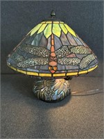 Plastic Tiffany style dragonfly lamp