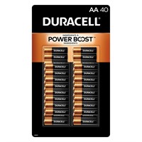 Duracell Coppertop AA Alkaline Batteries, 40ct