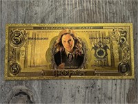 24k Gold Coated Harry Potter Gringotts Bank