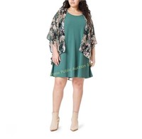 WallFlower $24 Retail 3X Plus Size Kimono, Flower