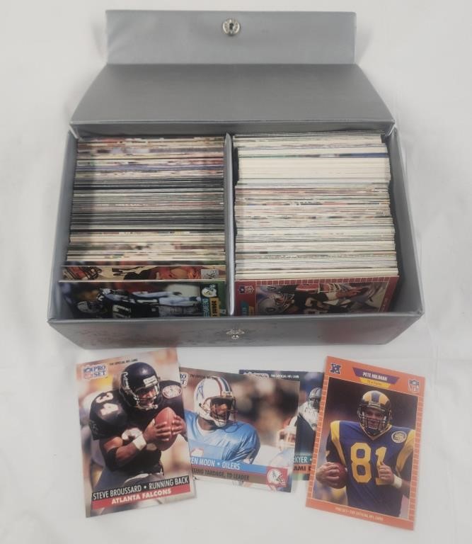 Vinyl Sports Card Case w/ Assorted Cards