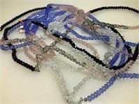 Costume jewelry. Bead necklaces