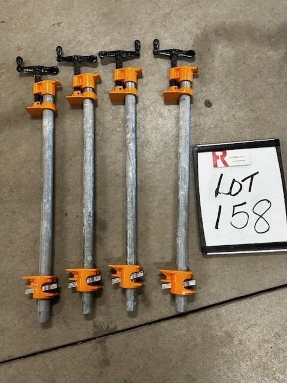 (4) 18" Pipe Clamps
