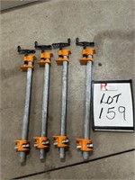 (4) 18" Pipe Clamps