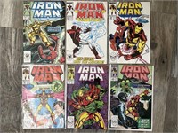 Iron Man Issues 218,219,234,235,237 and 249