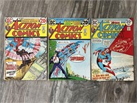 Assorted Action Comics Vintage Comic Books