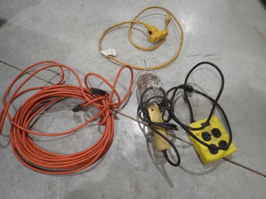 Extension Cord & Trouble Light